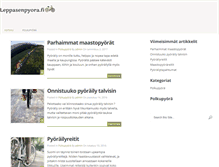 Tablet Screenshot of leppasenpyora.fi